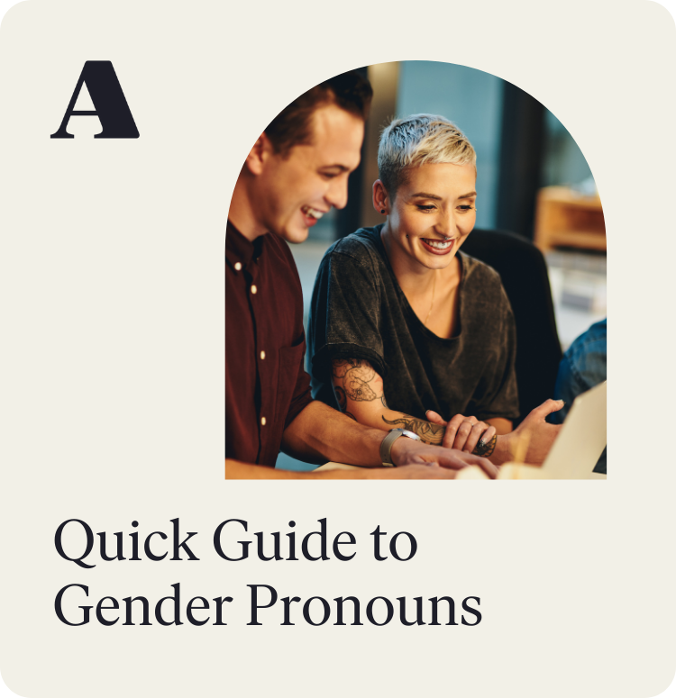 Tile for a Quick Guide to Gender Pronouns