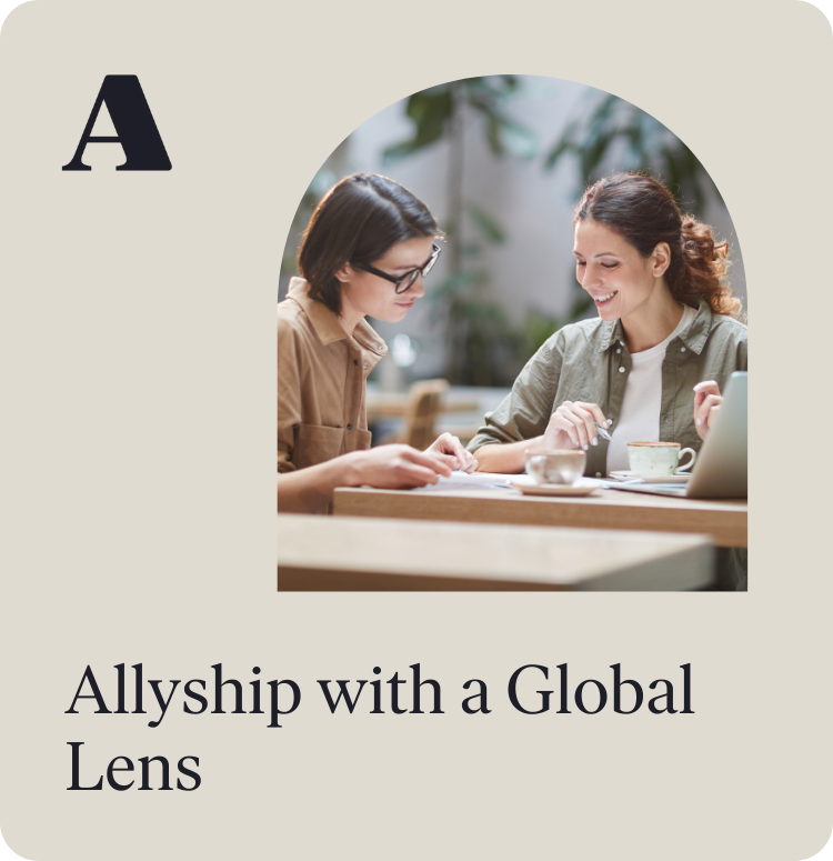 Tile for Allyship with a Global Lens webinar
