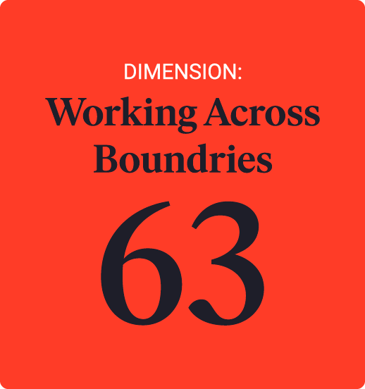Product Image Screenshot with text: Dimension: Working Across Boundaries 63