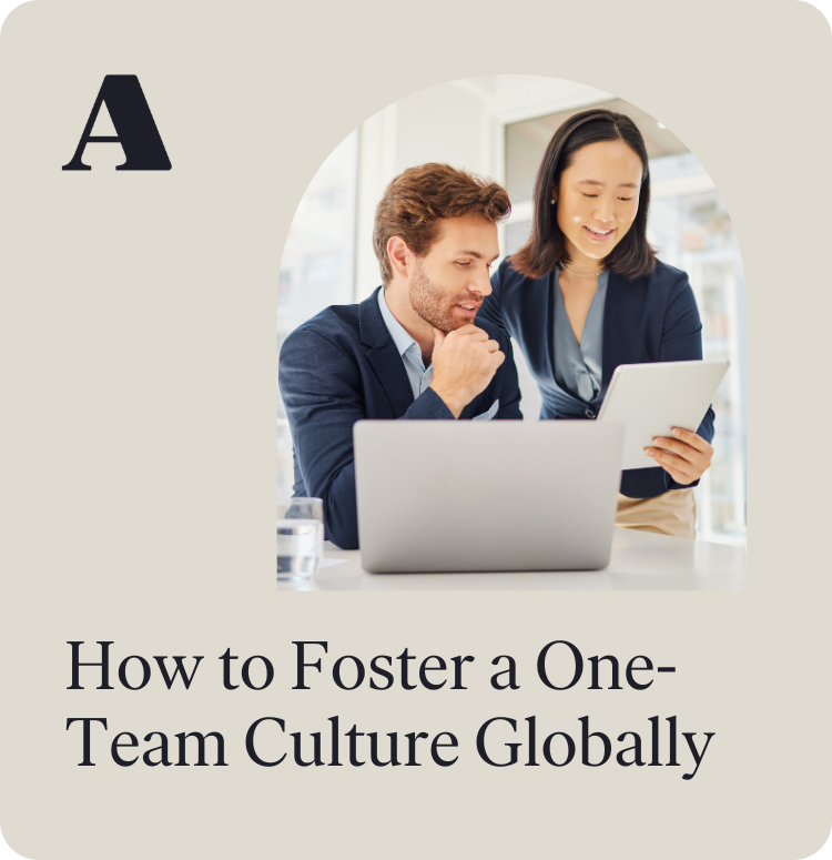 How to Foster a One-Team Culture Globally On-demand